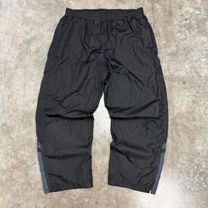 Starter Black & Gray Y2K Baggy Sweatpants Size XL